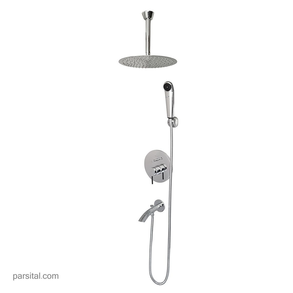 کی دبلیوسی لوازم حمام زو کروم تیپ4  25 S (گوشی فیت ایر)