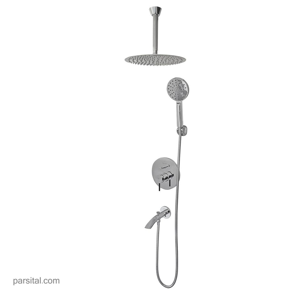 [613613224] کی دبلیوسی لوازم حمام زو تیپ4  25 S (گوشی معمولی) کروم