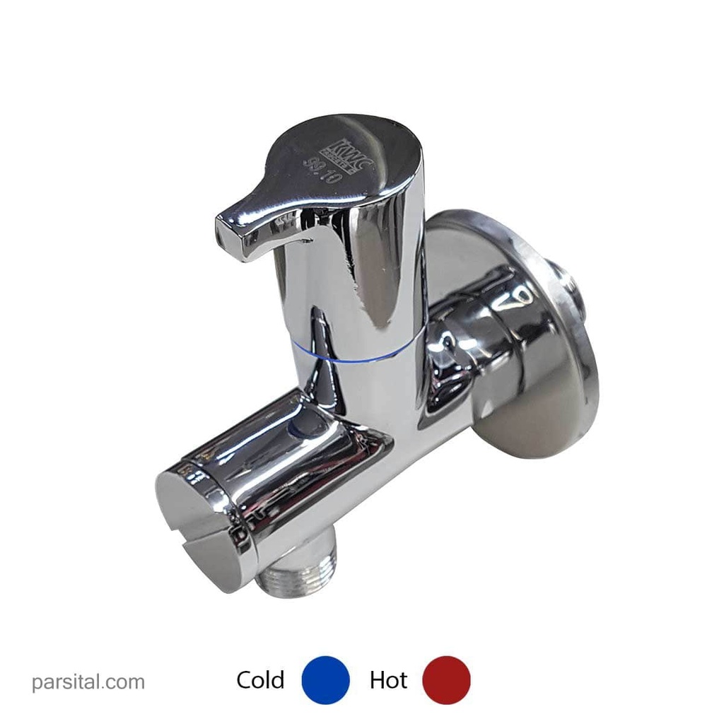 کی دبلیوسی  شیرپیسوار  3/8 × 2  فیلتردار (سنگین تمام کروم)