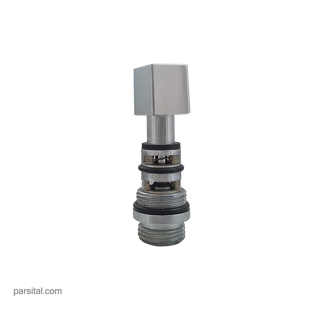 قهرمان  سوپاپ دوش فلت بلند +دسته (طول75mm)
