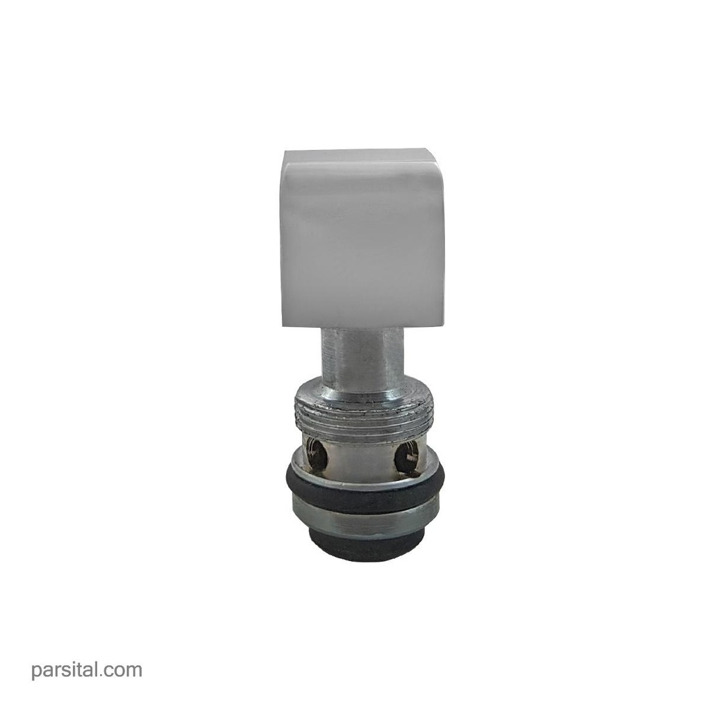 قهرمان  سوپاپ دوش فلت کوتاه +دسته (طول50mm)