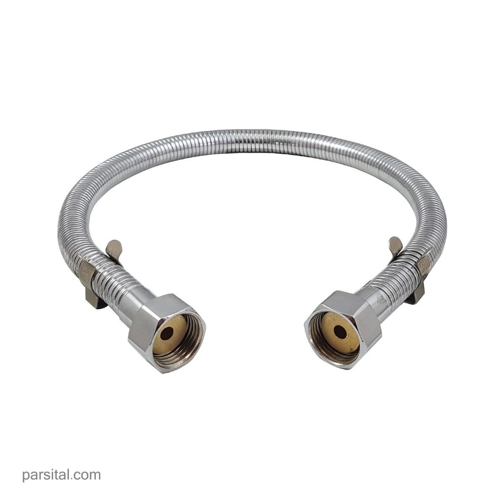 فریز شلنگ دو سر مهره کروم 50 س (p247)  