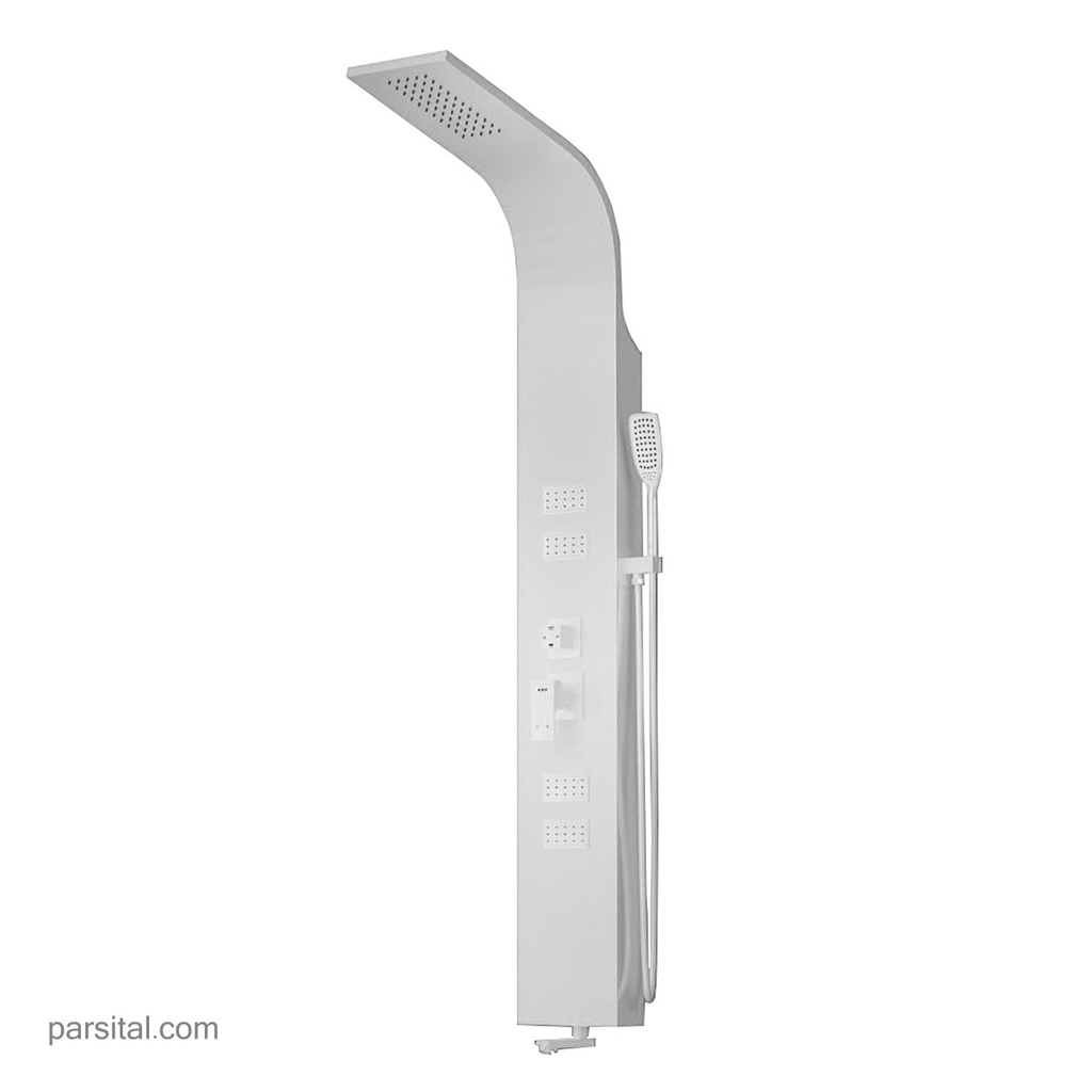 فریز پانل دوش R440 تمام سفید (استیل304)