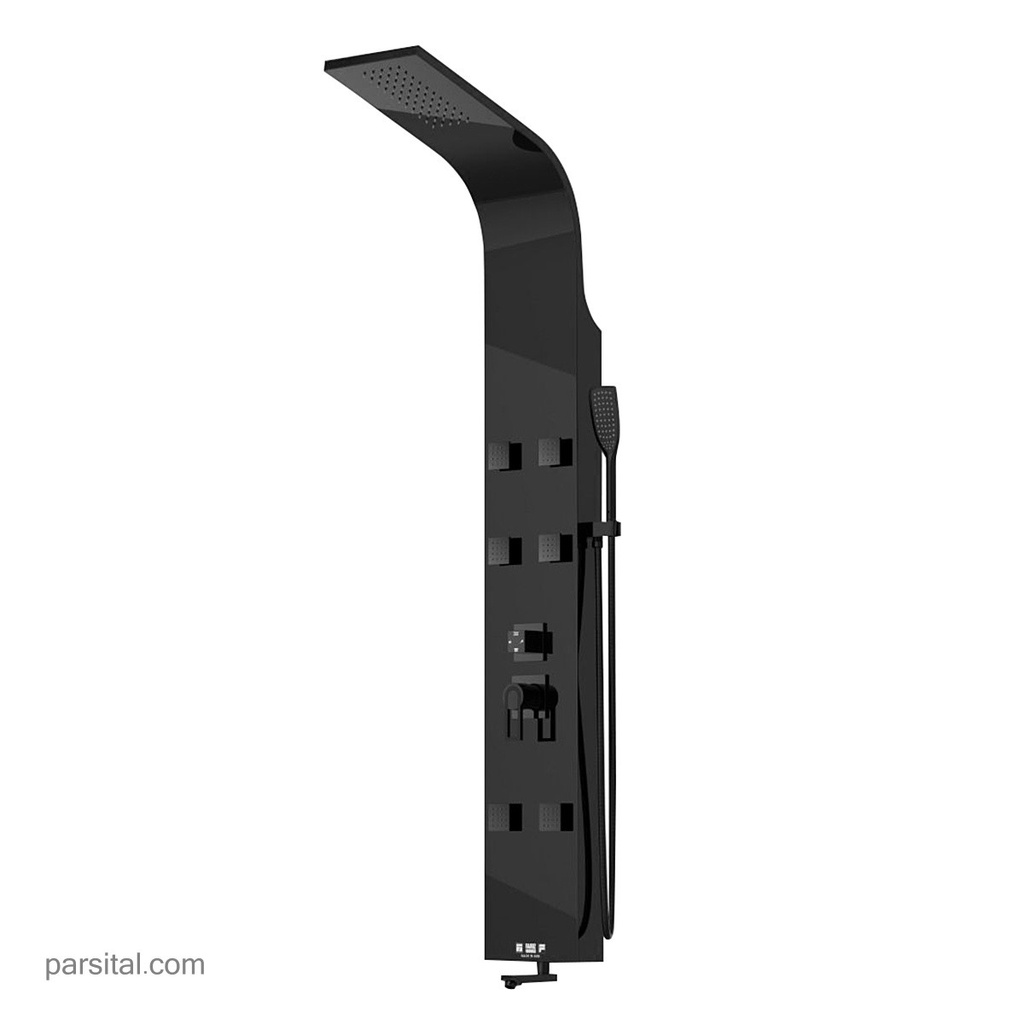 فریز پانل دوش R460 تمام مشکی  (استیل304)