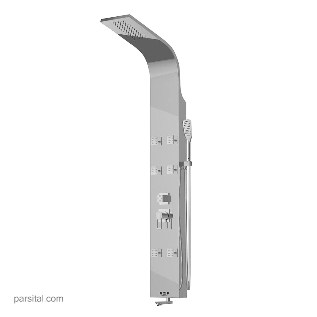 فریز پانل دوش R460 کروم براق (ااستیل 304)