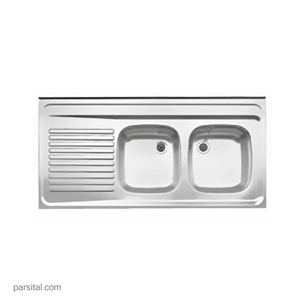 بلانکو سینک  60 × 120 دولگن روکار  راست (باسیفون) کد501001