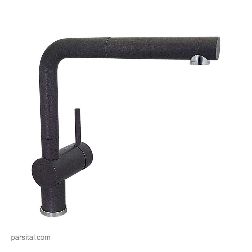 بلانکو شیر سینک لینوس مشکی (دودی) 516688