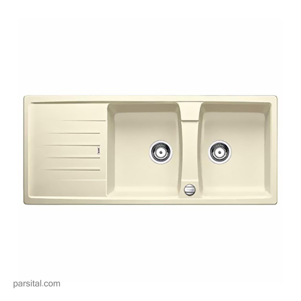 بلانکو سینک گرانیتی کرم روشن 514703  اتومات