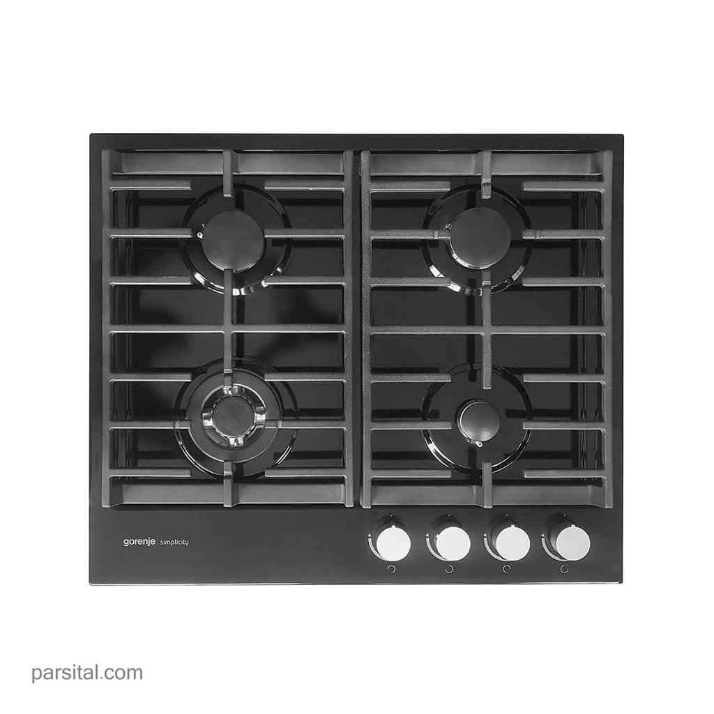 گرنیه گاز4شعله مشکی 60 G6 SY2 B