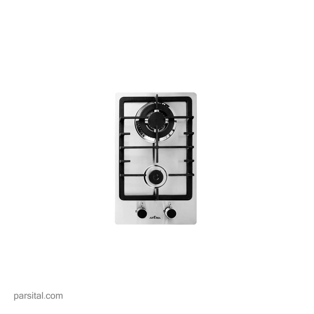آروما گاز 114  (50×30) استیل 2شعله  