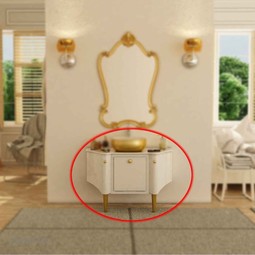 ورتا  آنجل  کابینت کرم روشن با صفحه 
